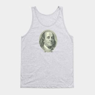 Benjamin Franklin Portrait Fanart Tank Top